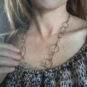 Copper ring necklace.